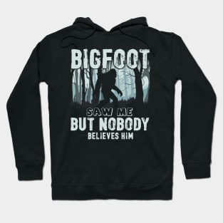 Bigfoot saw me but nobody believes him Hoodie